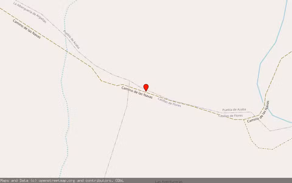 Mapa de Subasta Inmueble (Finca rústica) en Puebla De Azaba, Salamanca