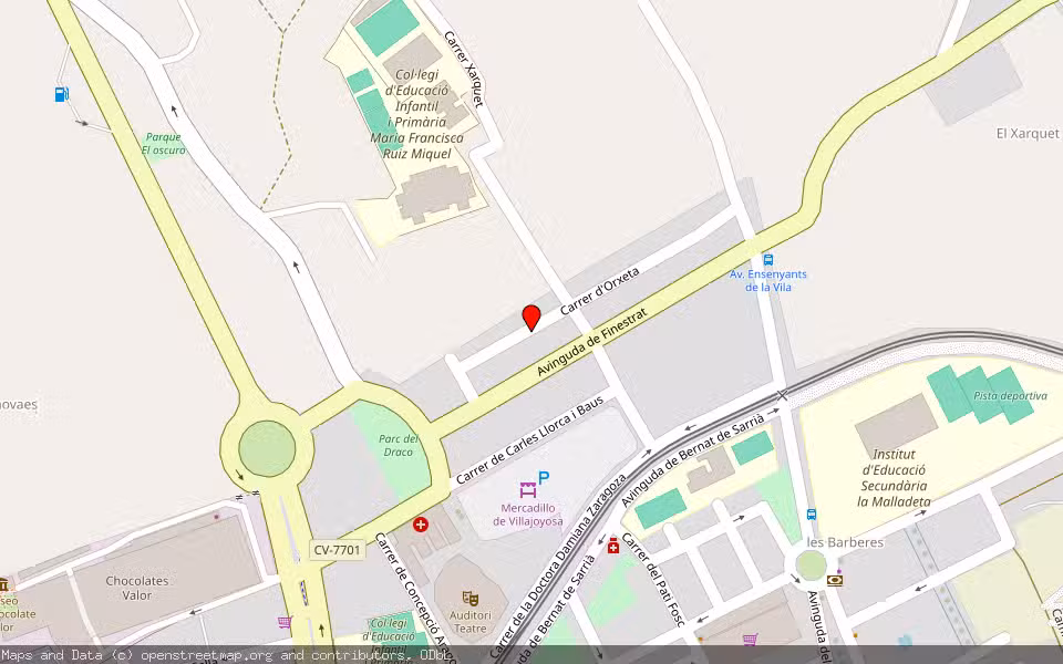 Mapa de Subasta Inmueble (Vivienda) en Orcheta, Alicante/Alacant