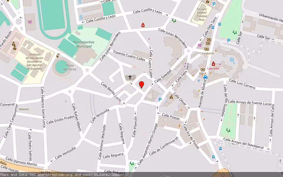 Mapa de Subasta Inmueble (Garaje) en San Agustin De Guadalix, Madrid
