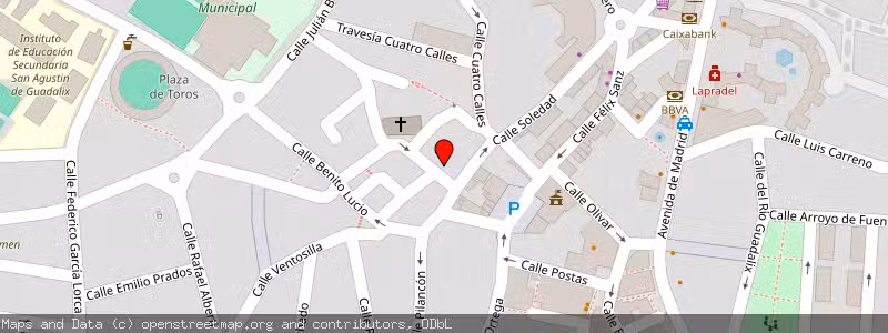 Mapa de Subasta de Inmueble (Garaje) en San Agustin De Guadalix, Madrid 