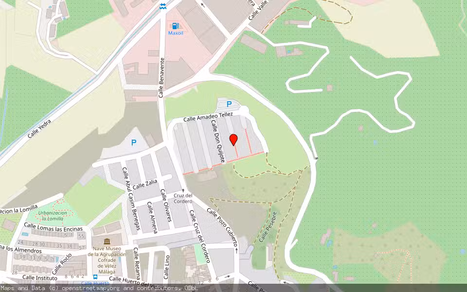 Mapa de Subasta Inmueble (Vivienda) en Vélez Málaga, Málaga