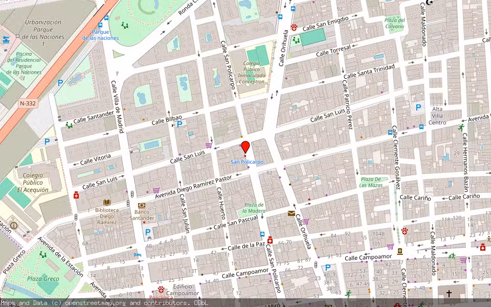 Mapa de Subasta Inmueble (Vivienda) en Torrevieja, Alicante/Alacant