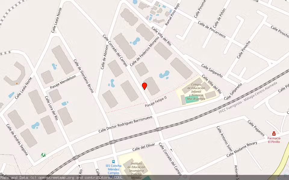 Mapa de Subasta Inmueble (Vivienda) en Torremolinos, Málaga