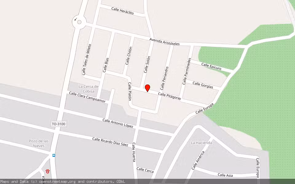 Mapa de Subasta Inmueble (Solar) en Cobisa, Toledo