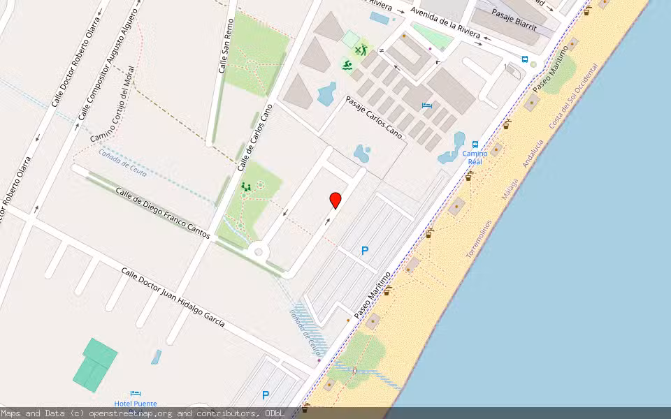 Mapa de Subasta Inmueble (Vivienda) en Fuengirola, Málaga
