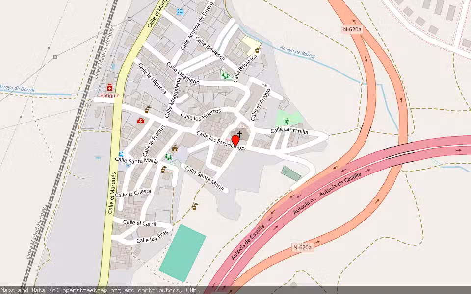 Mapa de Subasta Inmueble (Vivienda) en Buniel, Burgos