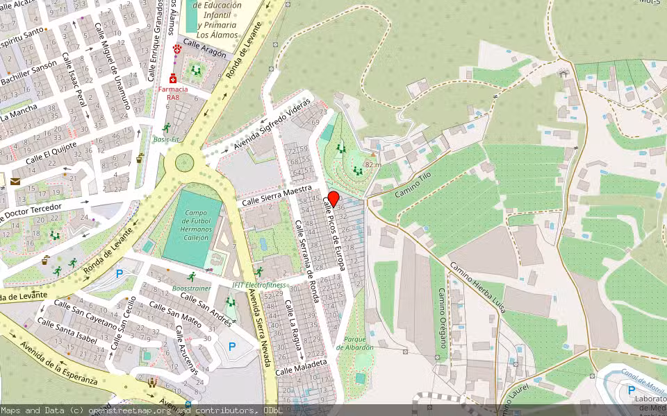 Mapa de Subasta Inmueble (Vivienda) en Motril, Granada