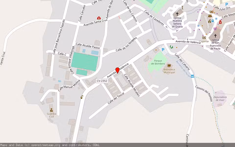 Mapa de Subasta Inmueble (Vivienda) en Castellón, Castellón/Castelló