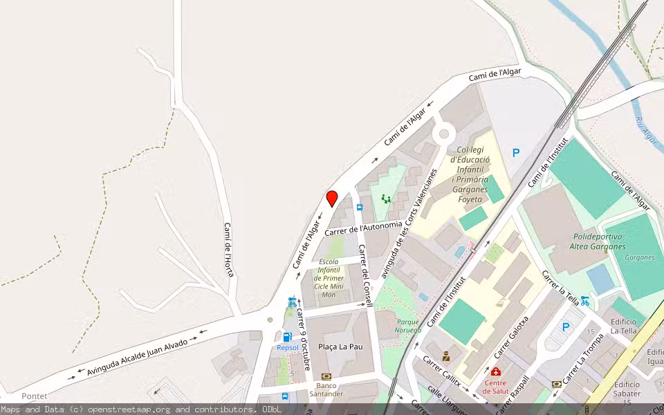 Mapa de Subasta Inmueble (Vivienda) en Altea, Alicante/Alacant