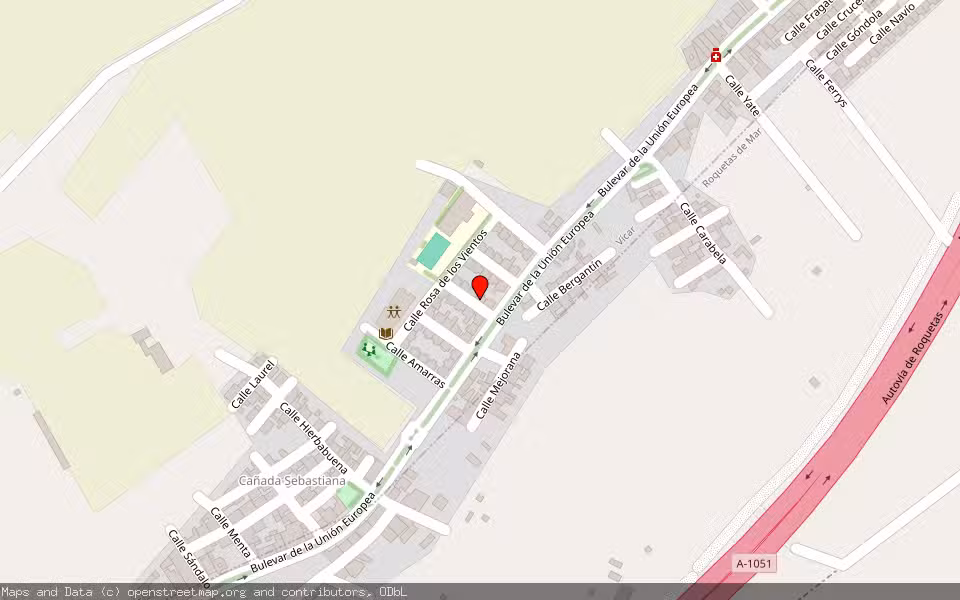 Mapa de Subasta Inmueble (Vivienda) en Vicar, Almería