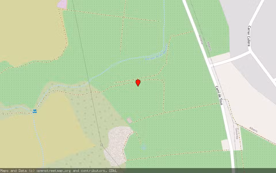 Mapa de Subasta Inmueble (Finca rústica) en Antella, Valencia/València