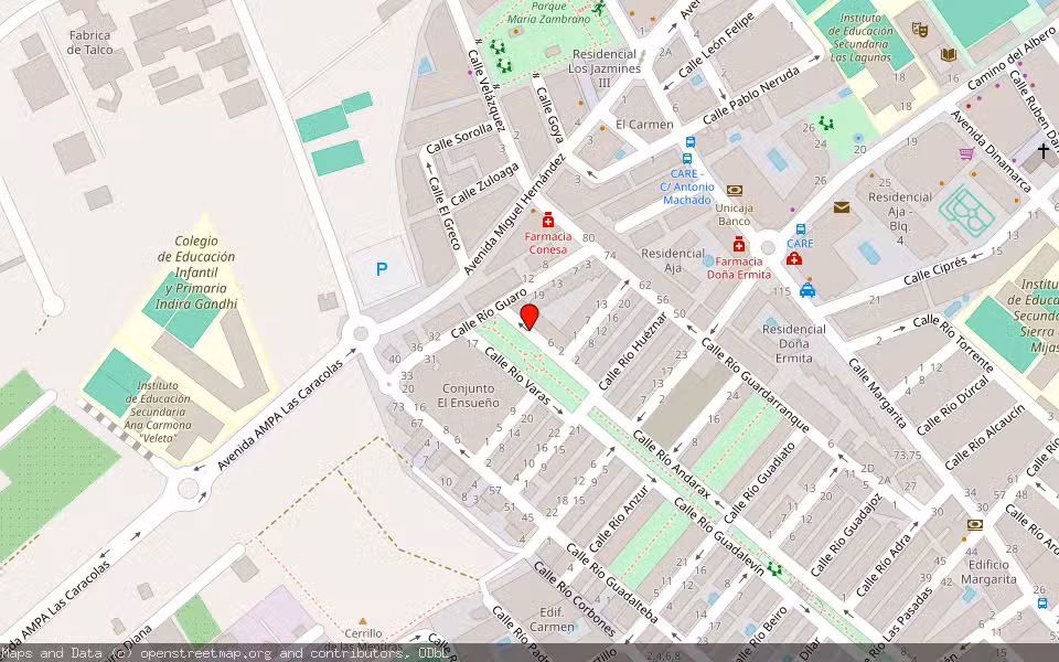 Mapa de Subasta Inmueble (Vivienda) en Mijas, Málaga