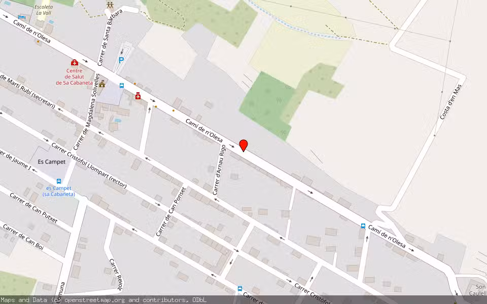 Mapa de Subasta Inmueble (Vivienda) en Marratxi, Illes Balears