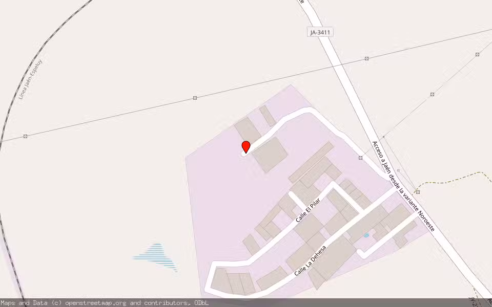 Mapa de Subasta Inmueble (Nave industrial) en Jaén