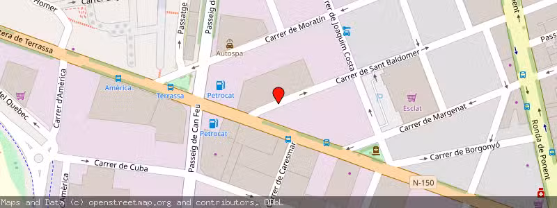 Mapa de Subasta de Inmueble (Local comercial) en Sabadell, Barcelona 