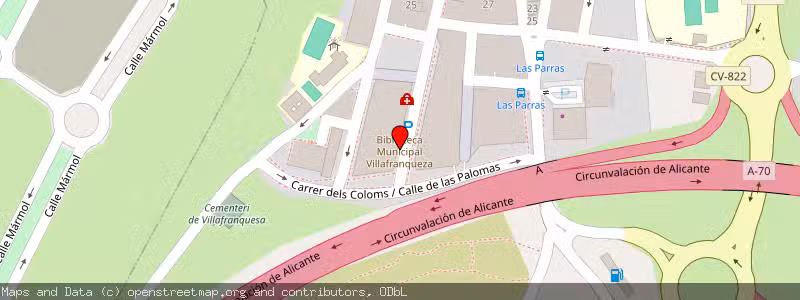 Mapa de Subasta de Inmueble (Vivienda) en Alicante, Alicante 