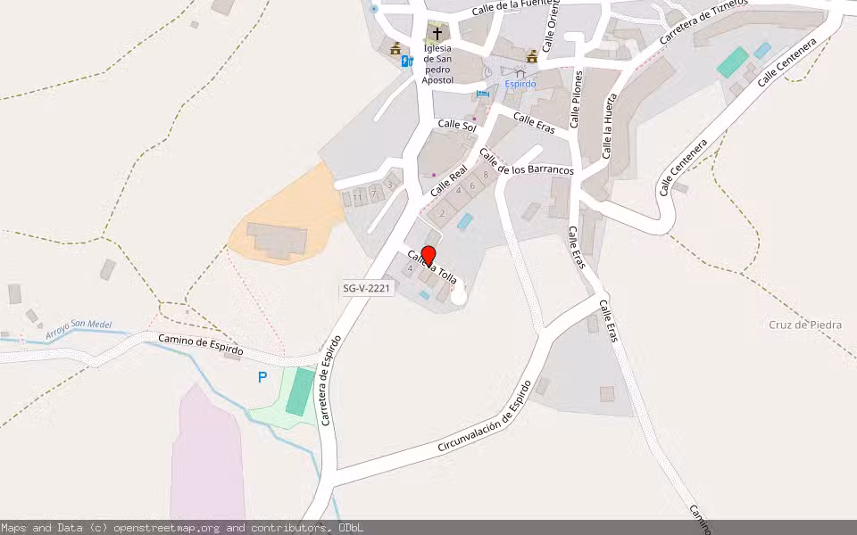 Mapa de Subasta Inmueble (Otros) en Espirdo, Segovia