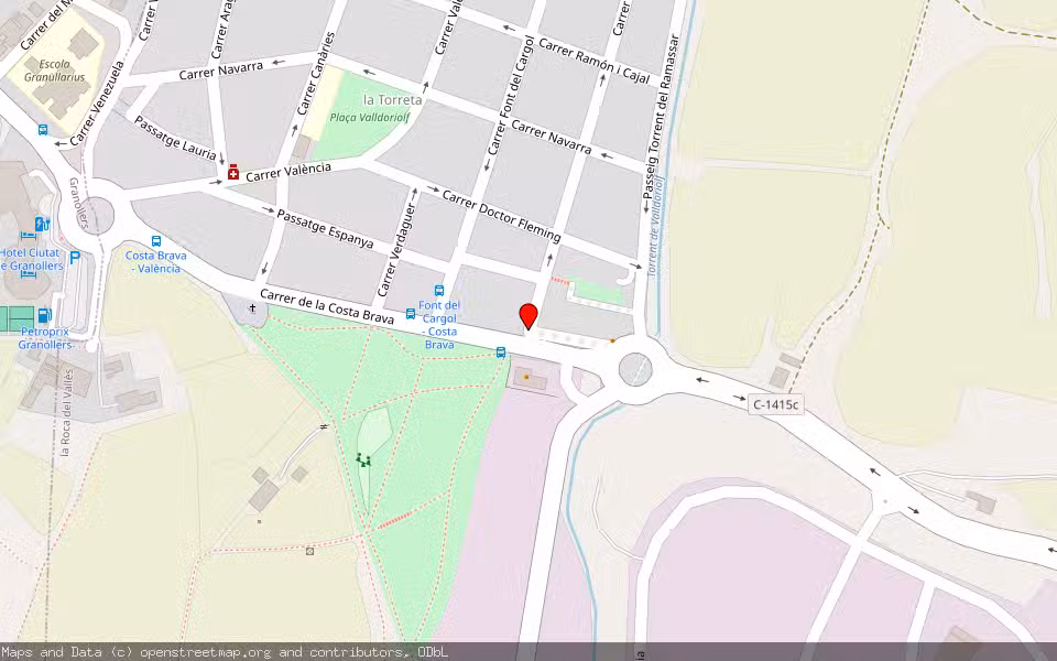 Mapa de Subasta Inmueble (Vivienda) en La Roca Del Vallès, Barcelona