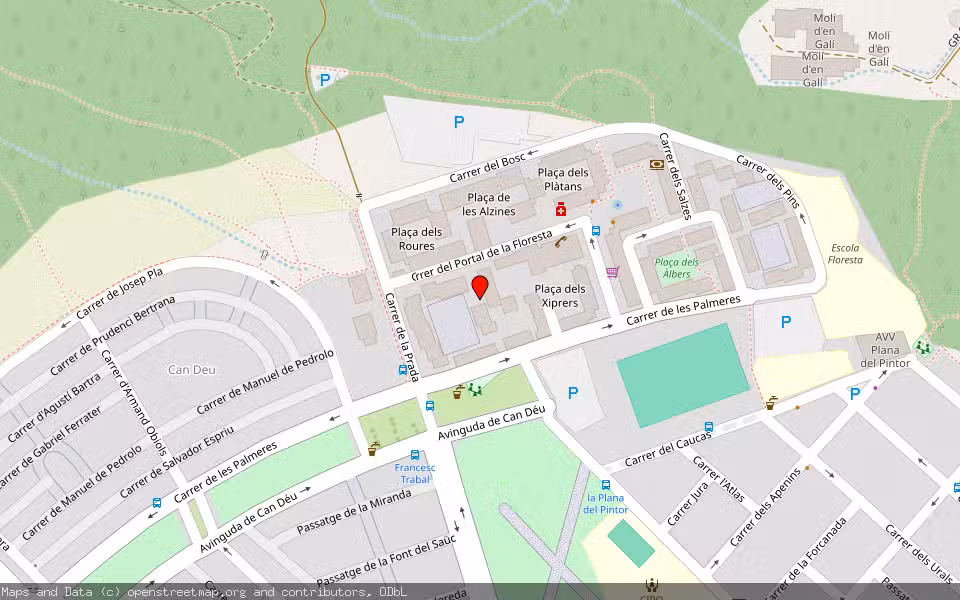 Mapa de Subasta Inmueble (Vivienda) en Sabadell, Barcelona