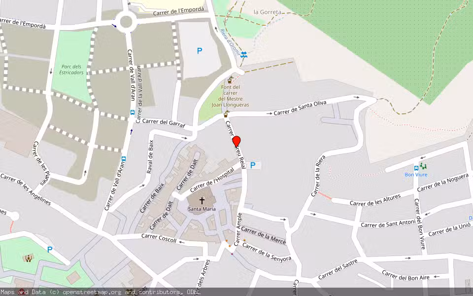 Mapa de Subasta Inmueble (Garaje) en Olesa De Montserrat, Barcelona