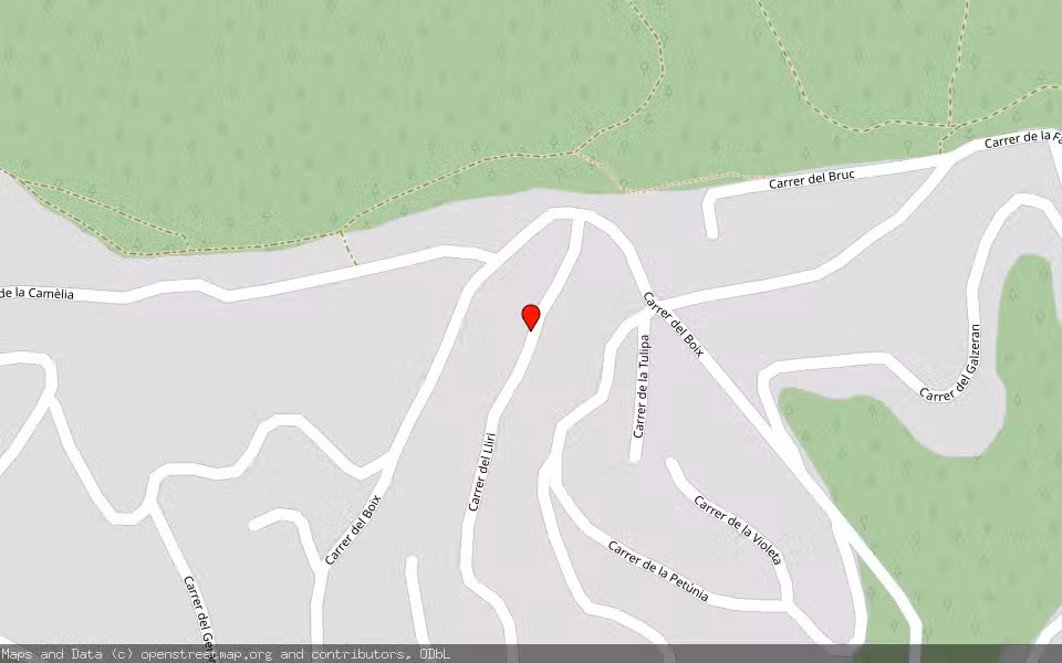 Mapa de Subasta Inmueble (Solar) en Vidreres, Girona