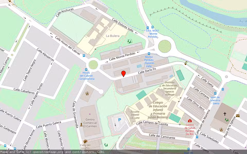 Mapa de Subasta Inmueble (Vivienda) en Getafe, Madrid