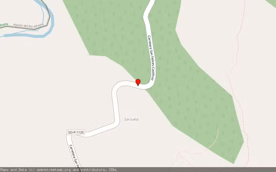 Mapa de Subasta Inmueble (Finca rústica) en San Felices, Soria