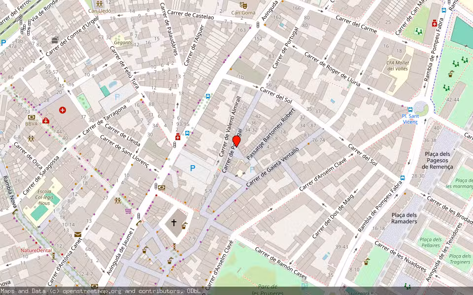 Mapa de Subasta Inmueble (Vivienda) en Mollet Del Vallès, Barcelona
