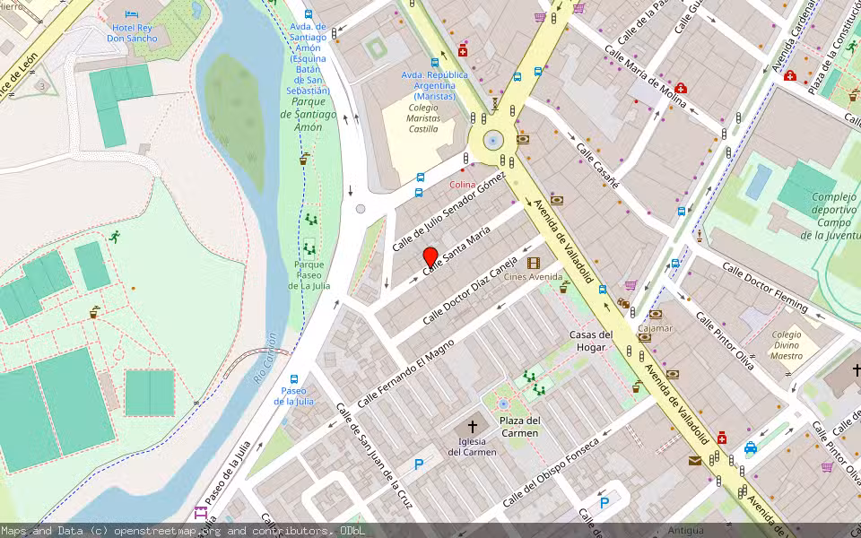 Mapa de Subasta Inmueble (Otros) en Palencia