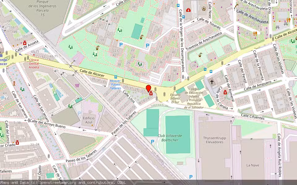 Mapa de Subasta Inmueble (Vivienda) en Madrid