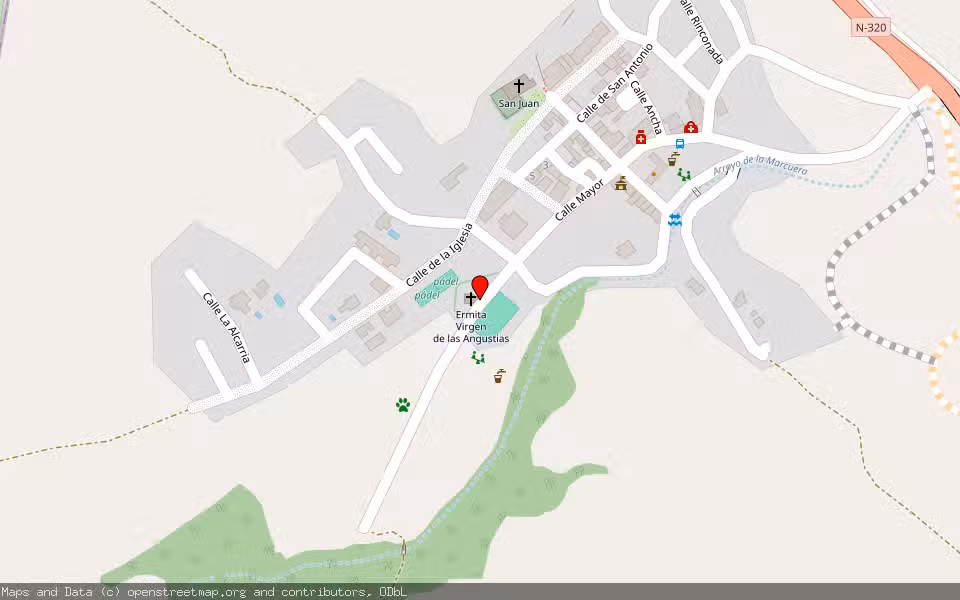 Mapa de Subasta Inmueble (Finca rústica) en Valdeaveruelo, Guadalajara