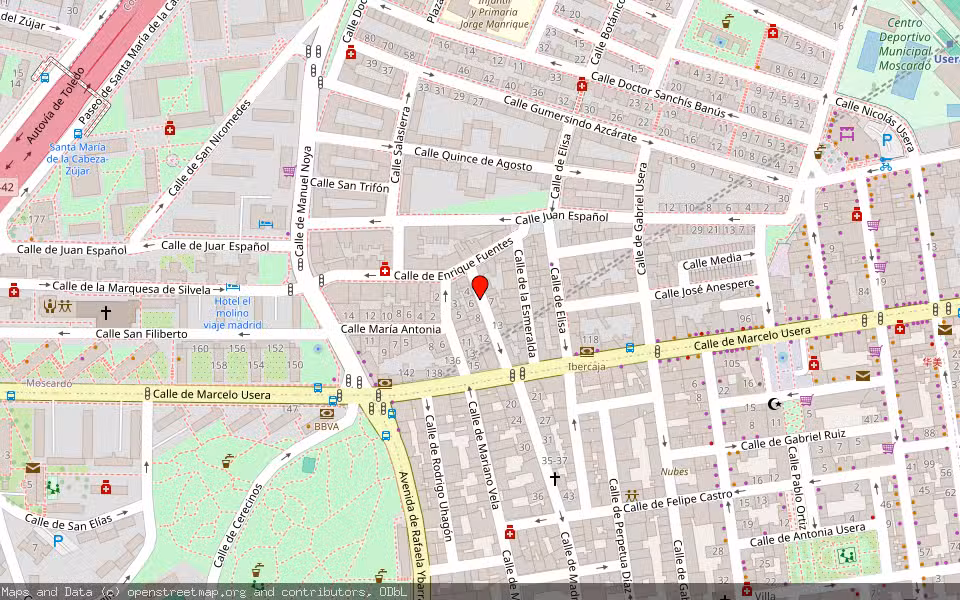 Mapa de Subasta Inmueble (Vivienda) en Madrid