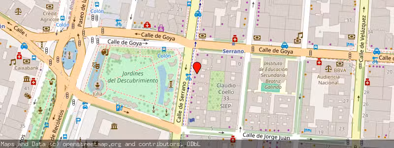 Mapa de Subasta de Inmueble (Vivienda) en Madrid, Madrid 