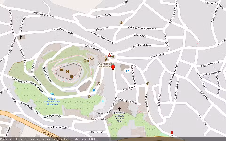 Mapa de Subasta Inmueble (Vivienda) en Alcaudete, Jaén