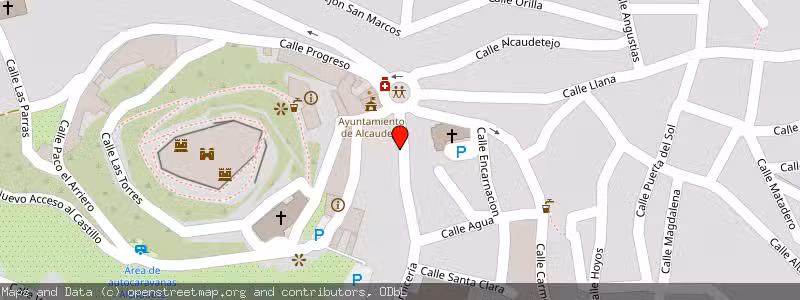 Mapa de Subasta de Inmueble (Vivienda) en Alcaudete, Jaén 