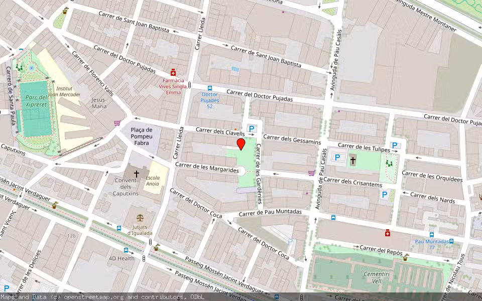 Mapa de Subasta Inmueble (Vivienda) en Igualada, Barcelona