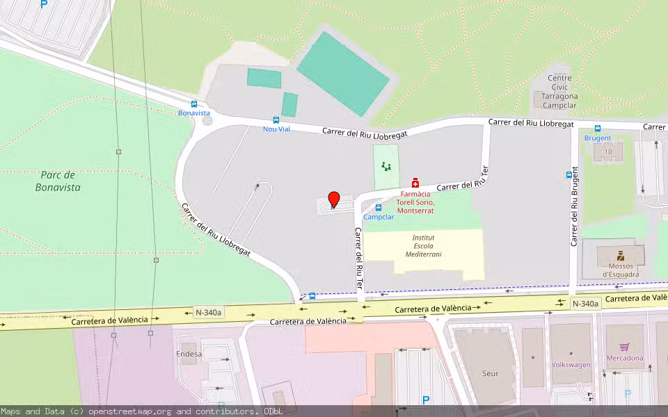 Mapa de Subasta Inmueble (Vivienda) en Tarragona