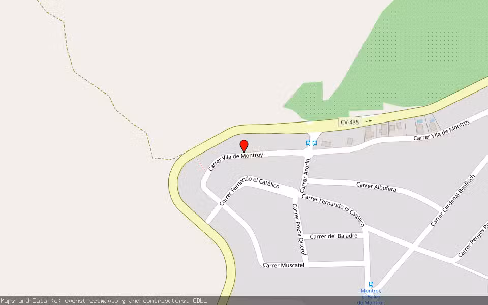 Mapa de Subasta Inmueble (Vivienda) en Montroy, Valencia/València