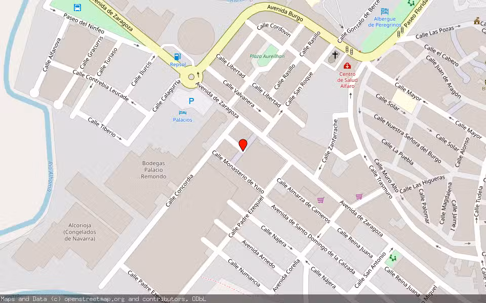 Mapa de Subasta Inmueble (Finca rústica) en Alfaro, La Rioja