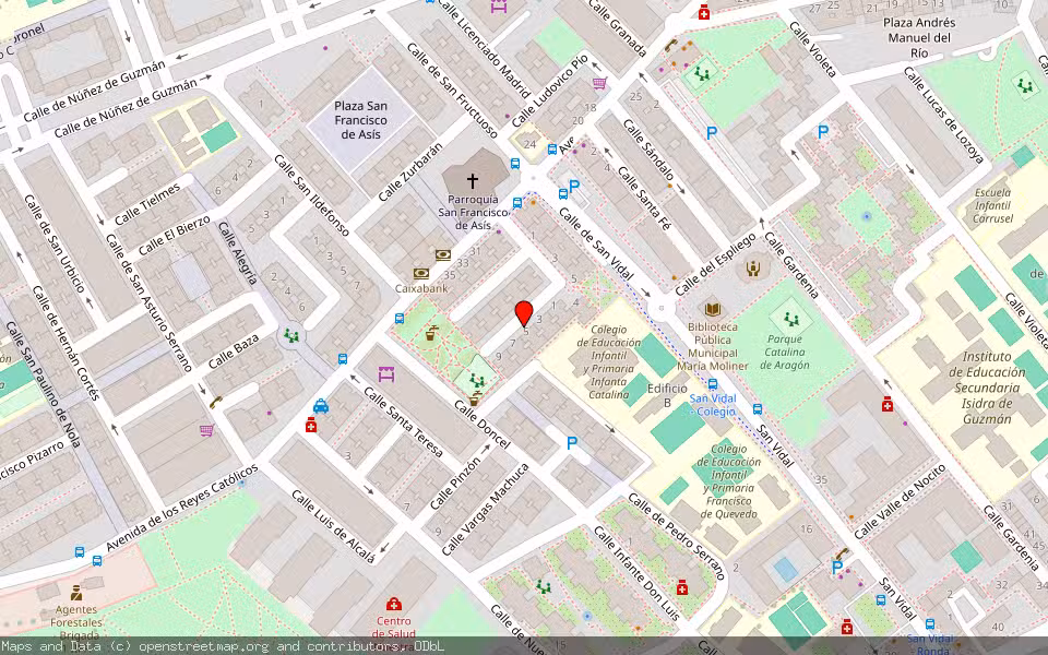 Mapa de Subasta Inmueble (Vivienda) en Alcala De Henares, Madrid