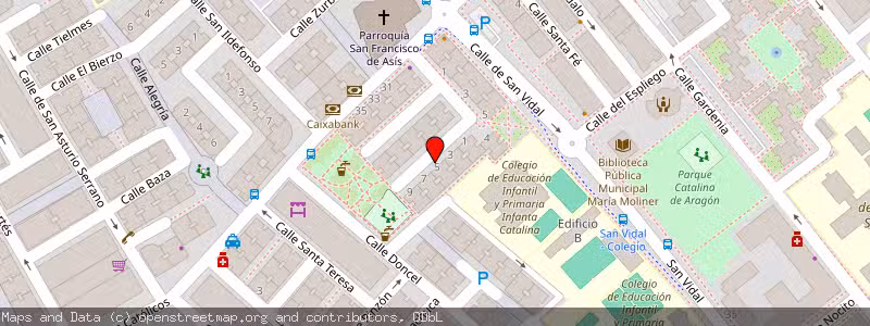 Mapa de Subasta de Inmueble (Vivienda) en Alcala De Henares, Madrid 