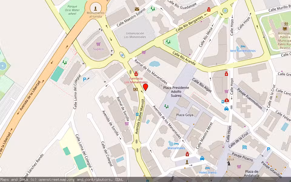 Mapa de Subasta Inmueble (Vivienda) en Torremolinos, Málaga