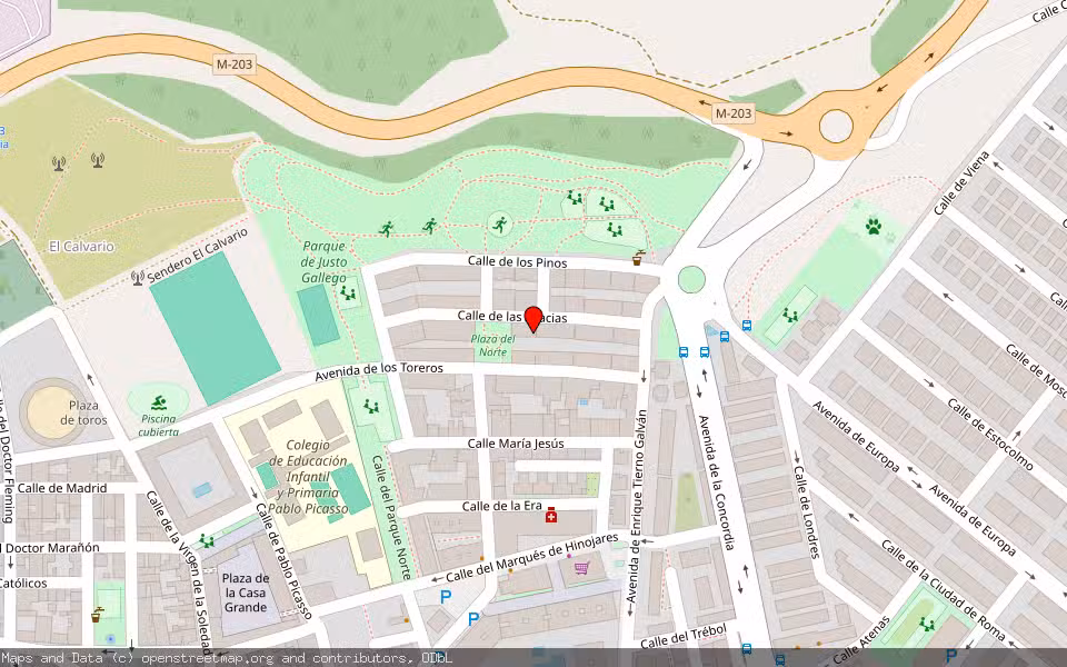 Mapa de Subasta Inmueble (Vivienda) en Mejorada Del Campo, Madrid