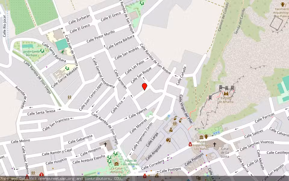 Mapa de Subasta Inmueble (Vivienda) en Alhama De Murcia, Murcia