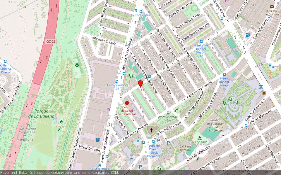 Mapa de Subasta Inmueble (Vivienda) en Las Palmas De Gran Canaria, Las Palmas