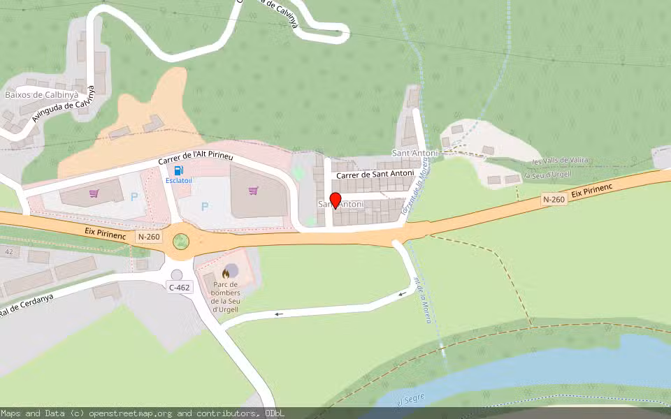 Mapa de Subasta Inmueble (Vivienda) en La Seu D'urgell, Lleida