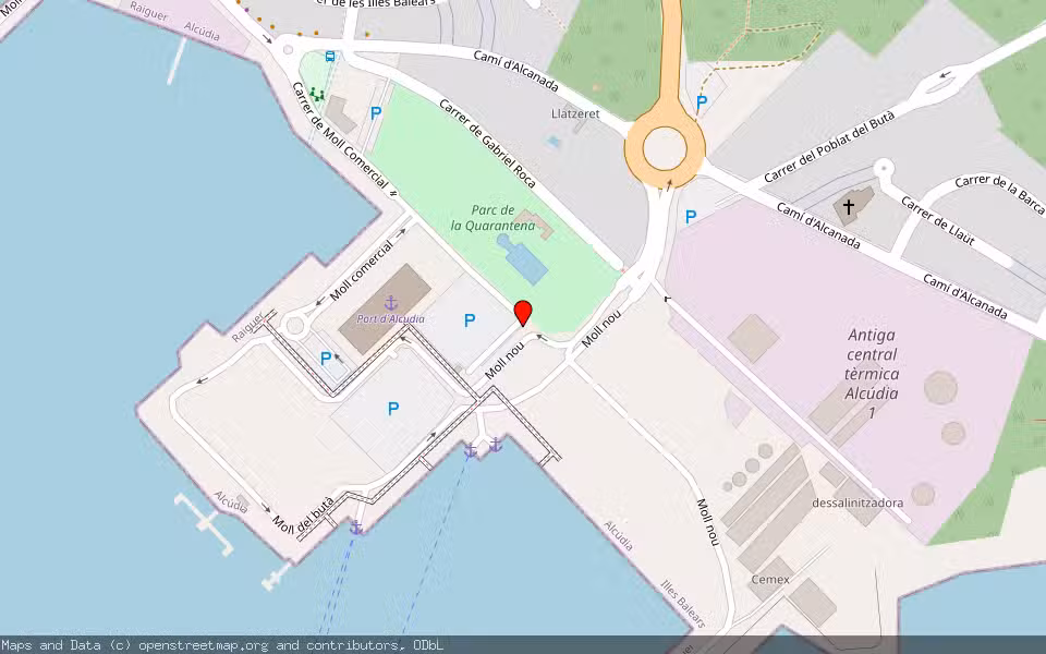 Mapa de Subasta Inmueble (Local comercial) en Alcúdia, Illes Balears