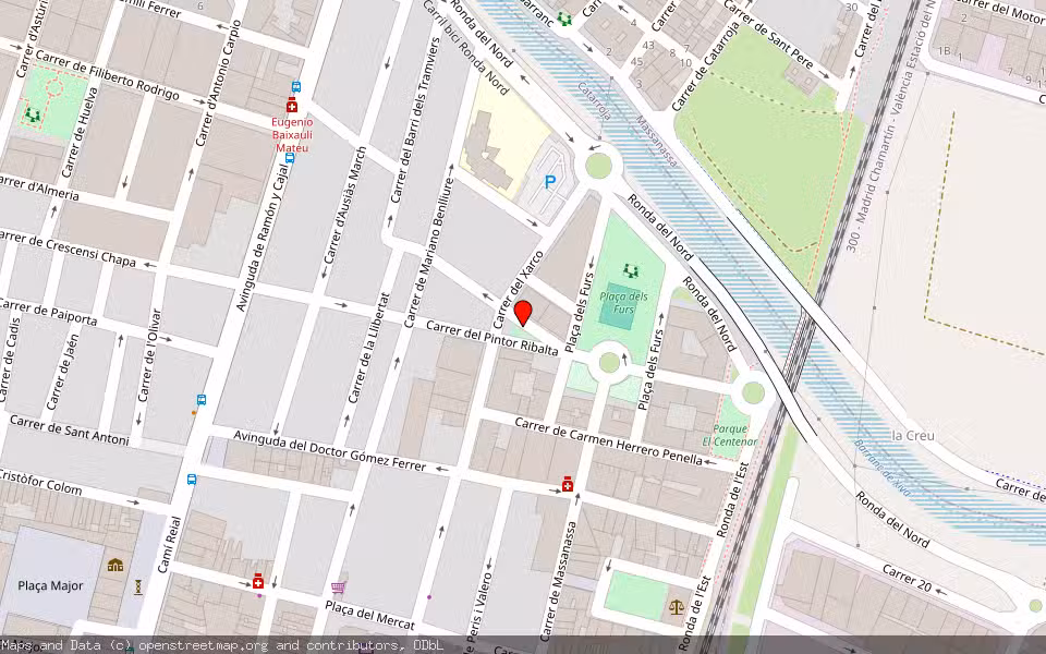 Mapa de Subasta Inmueble (Vivienda) en Catarroja, Valencia/València