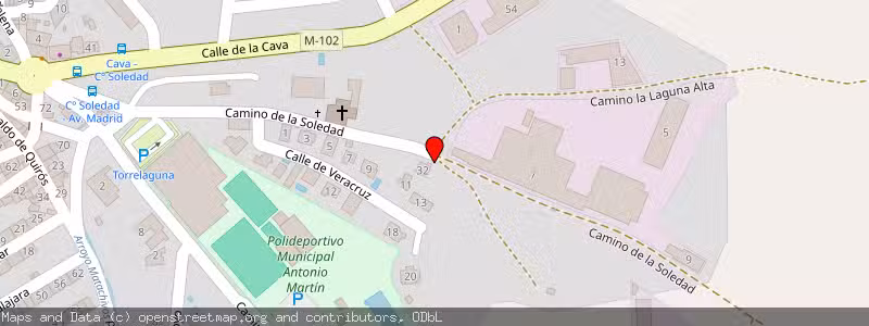 Mapa de Subasta de Inmueble (Solar) en Torrelaguna, Madrid 