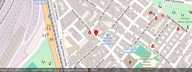 Mapa de Subasta de Inmueble (Vivienda) en Madrid, Madrid 